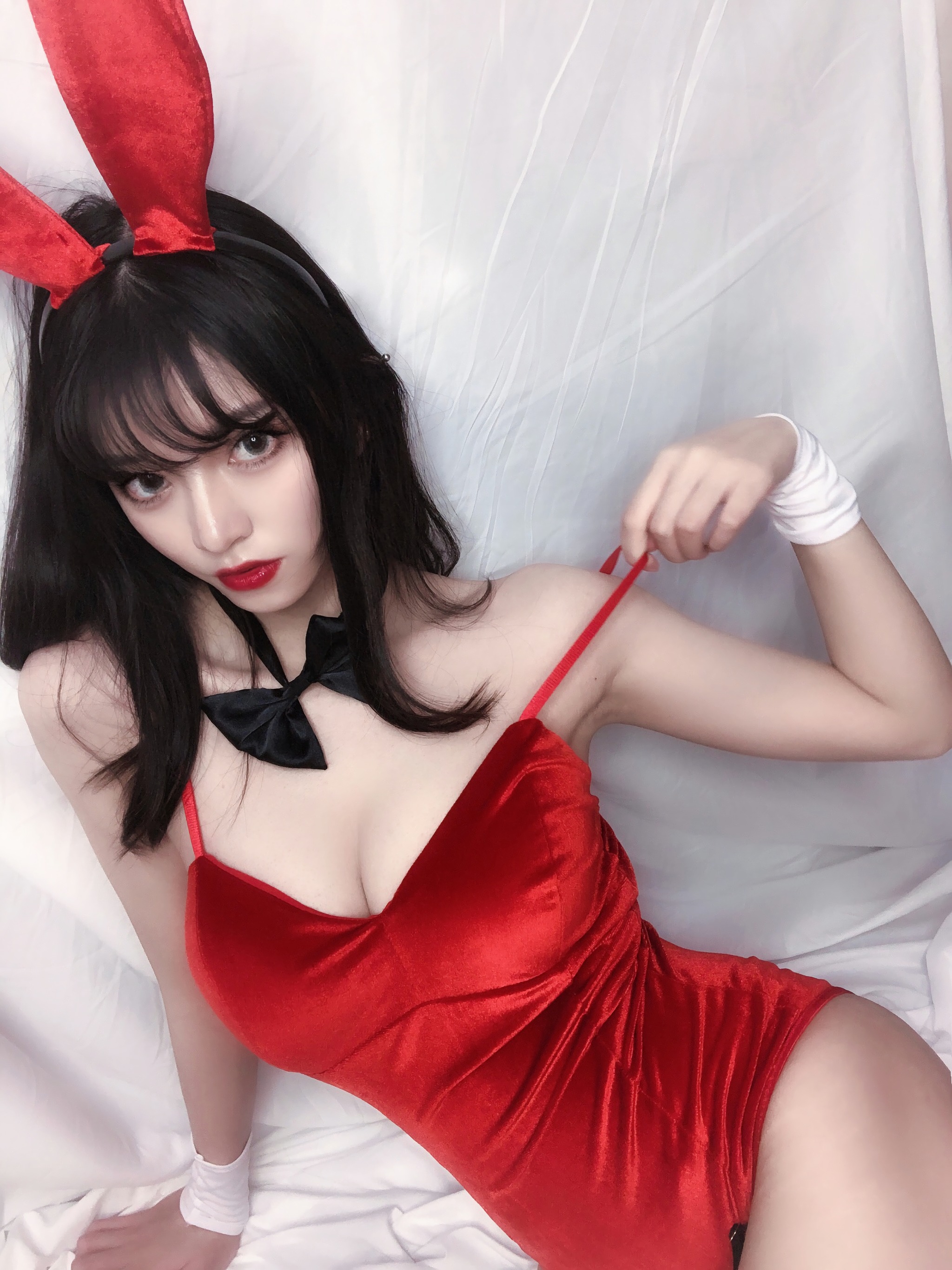 图片[1]-Kettoe – NO.010 红丝绒兔女郎 [64P]-XikXak